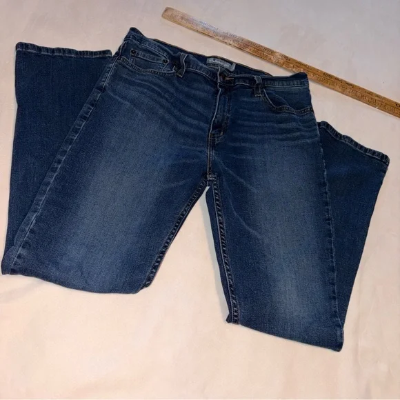 Member's Mark Men's denim blue Jean Straight fit Stretch 5 Pocket 34x32 - Picture 4 of 7